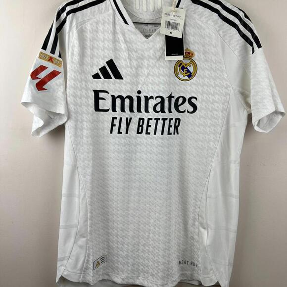 adidas Other - $180 NWT Mbappe adidas 2024/25 Real Madrid Authentic Home Soccer Jersey  Size XL